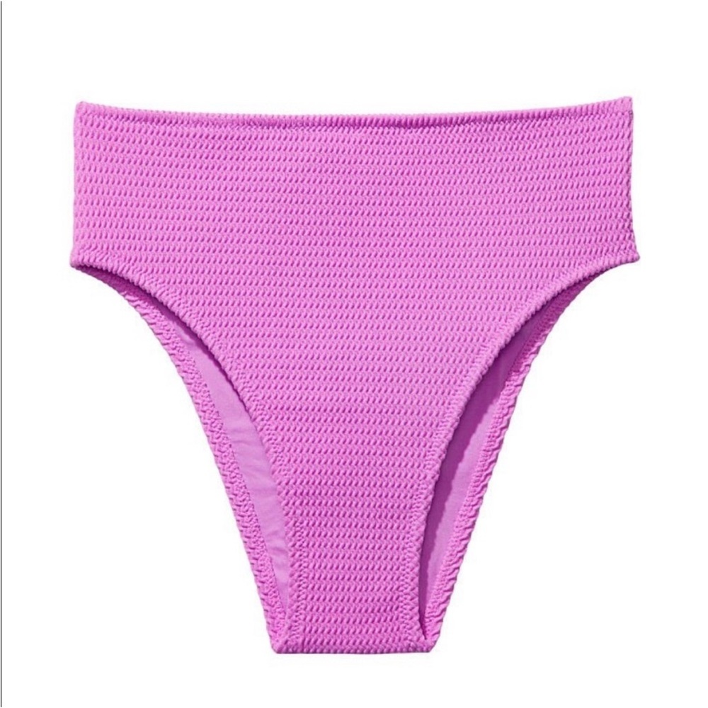 Pink Ribbed Bikini Set - Picture 4 of 5